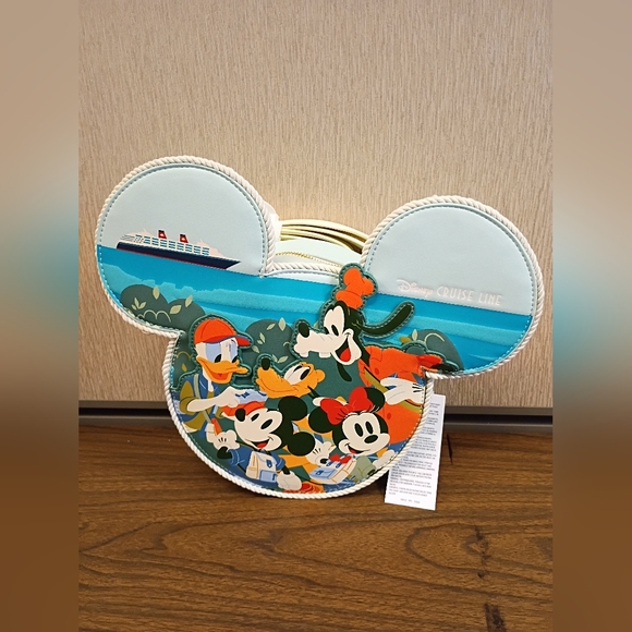 Handbags - Loungefly Disney Cruise Line Australia Mickey and Friends Crossbody Bag NWT